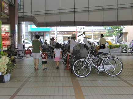 会議前の武蔵中原駅