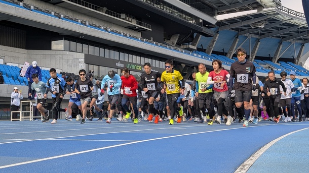ロードレース一般の部スタートの様子
