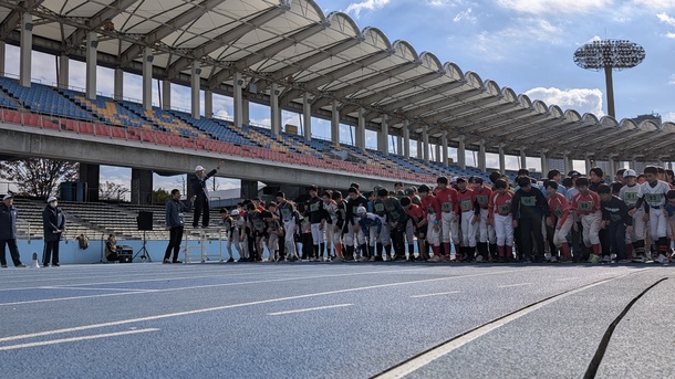 ロードレース小学生の部スタートの様子