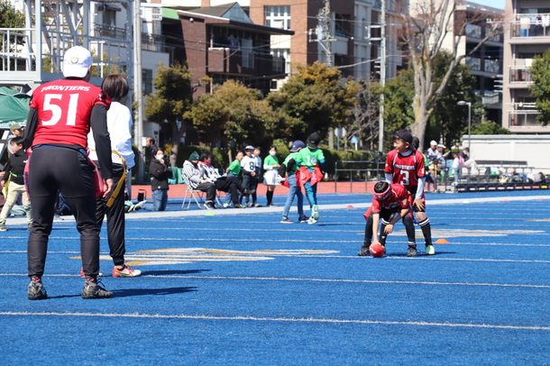 フラッグフットボール大会・体験会の様子(1)