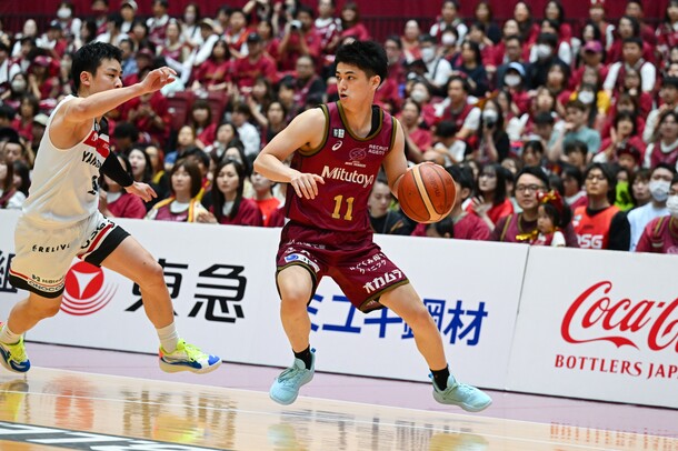 米須選手　プレー写真