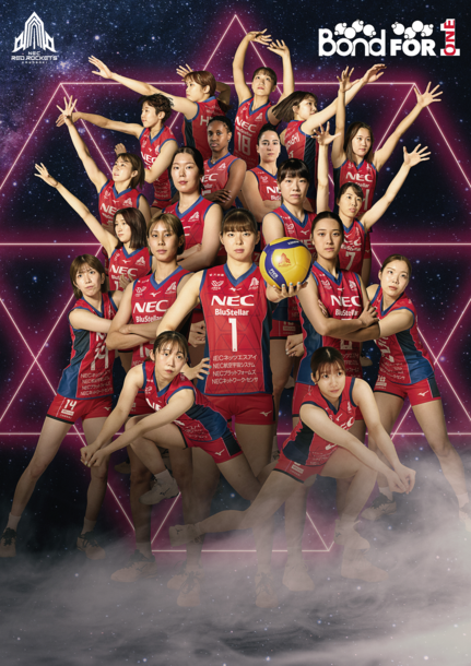 NECレッドロケッツ川崎ポスター