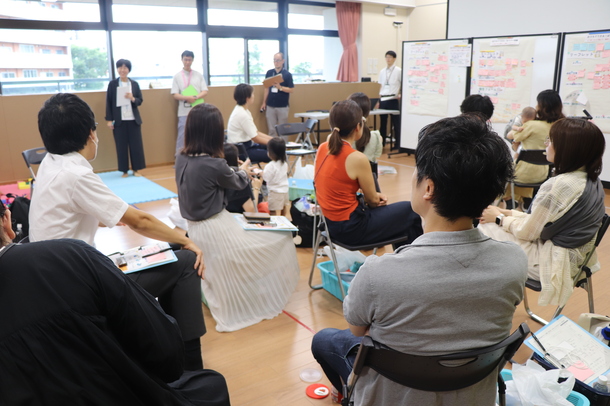区長と参加者の意見交換の様子