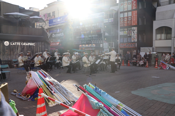 音楽隊による演奏の様子