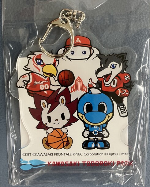 スポーツパートナーマスコットキーホルダー