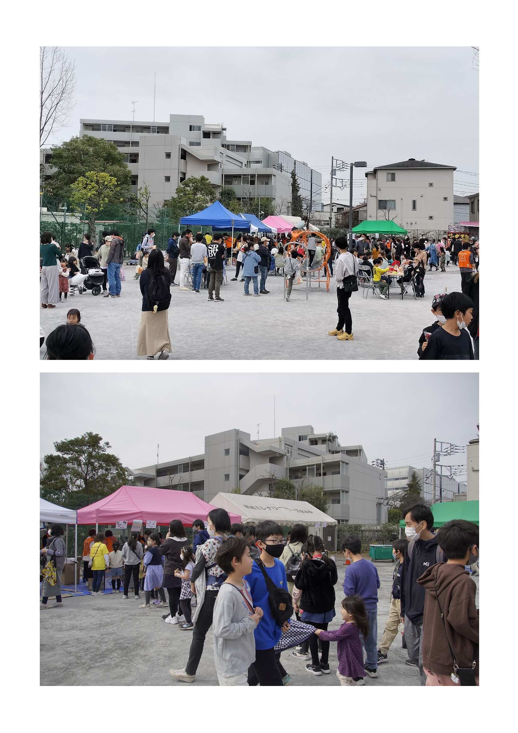 多くの来場者があった様子