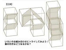 手鏡を使って正立ミラーボックスを組み立てよう  