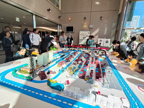 鉄道を見る方々