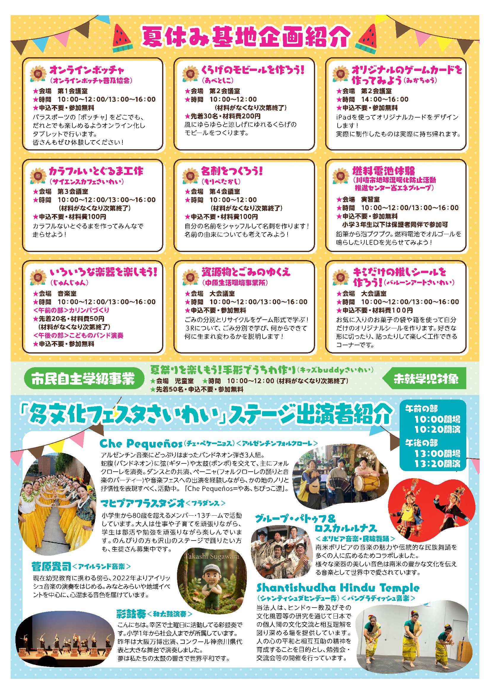 チラシウラ面