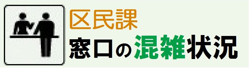 区民課　窓口混雑状況
