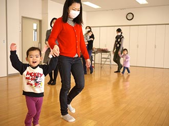 写真　ひろびろ空間なので思いっきり動けます