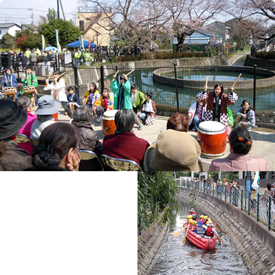 「水と緑でつなぐ歴史街道花街道」（緑化推進重点地区計画）の推進