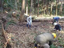 事前作業の様子１（平成30年2月6日）