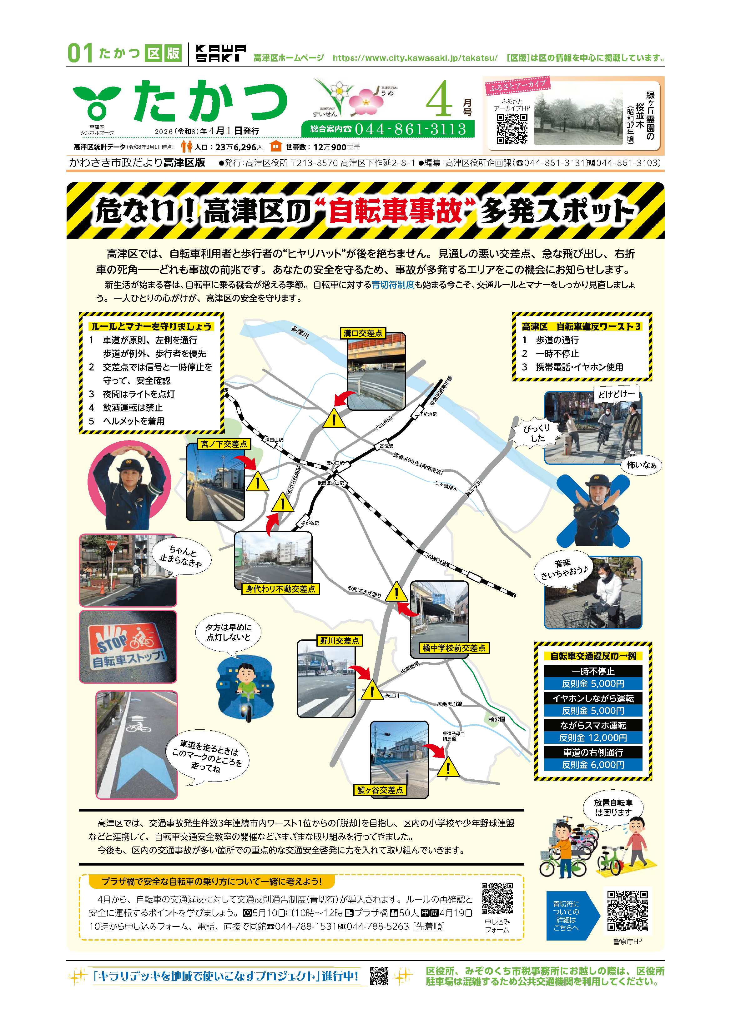市政だより高津区版4月1日号