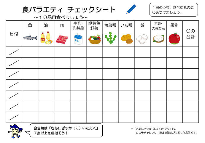 チェックシート