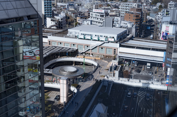 キラリデッキが見下ろせる場所で開催