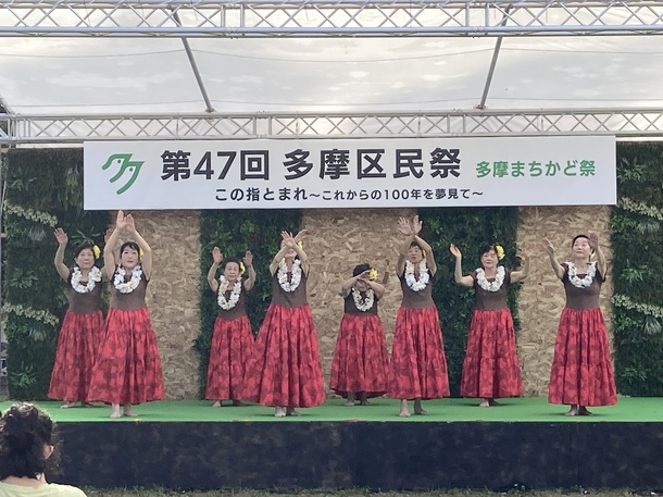 過去の多摩区民祭舞台の様子