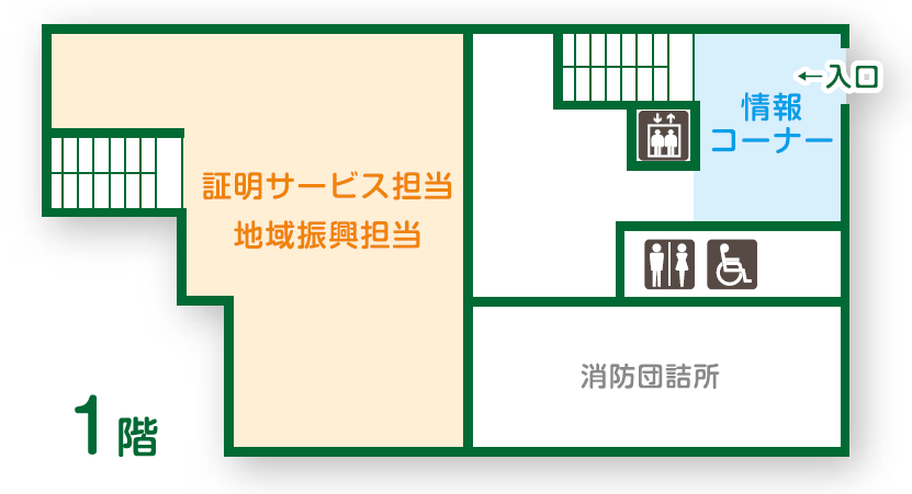 1階フロア図